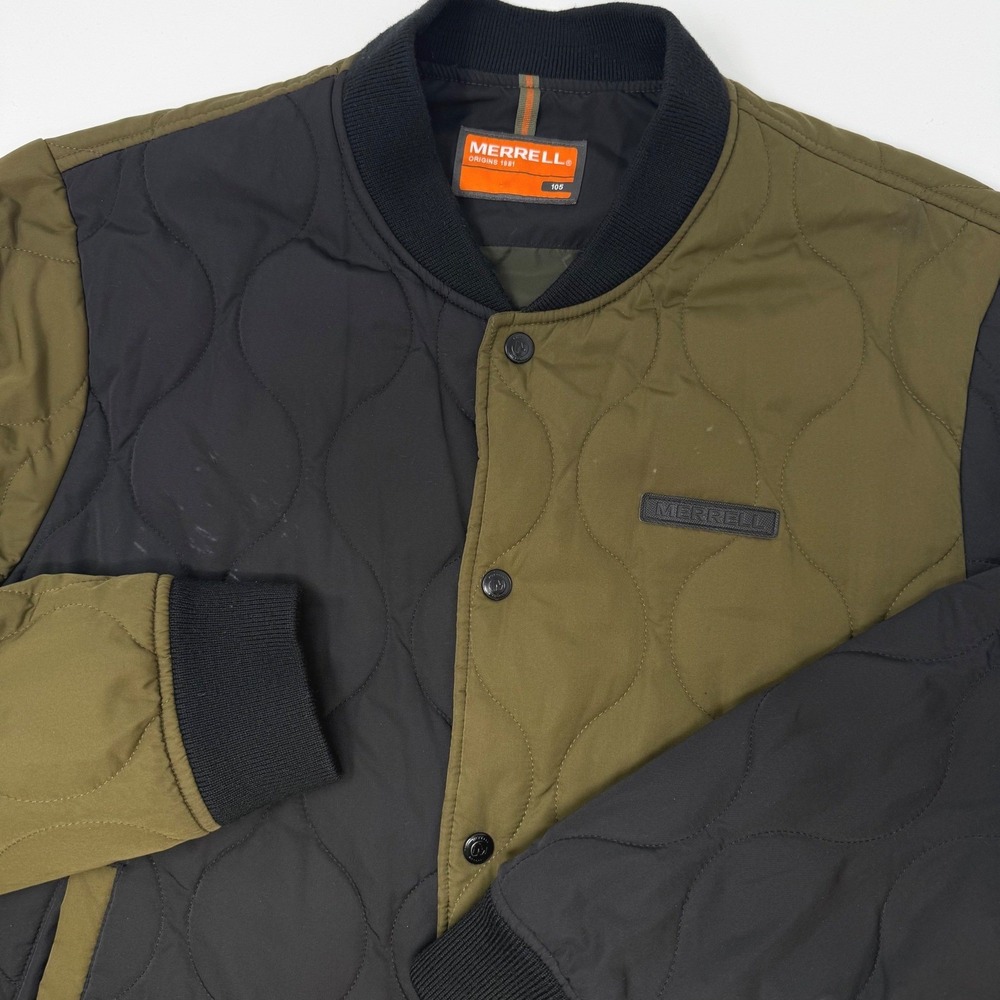 Merrell Origins 1981 Quilted Bomber Jacket Mens Large Size 105 3M Thinsulate